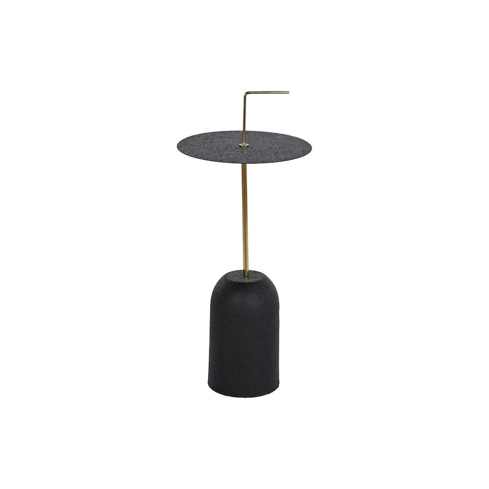 image 1 of Side table DKD Home Decor 30 x 30 x 68 cm Black Golden Iron
