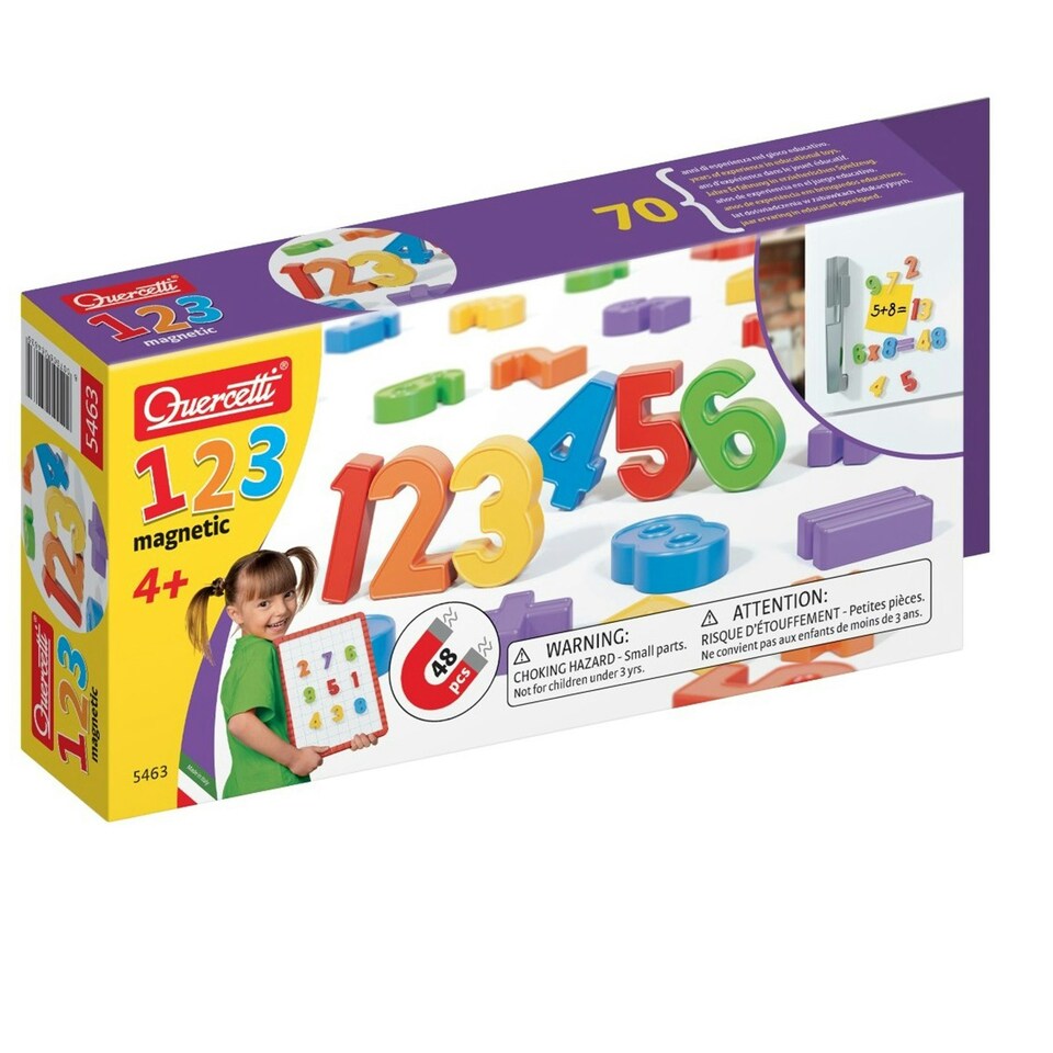 image 1 of Quercetti 123 Magnetic 48 Pieces