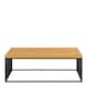 image 2 of Strington Coffee Table in Black and Oak