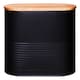 image 1 of Alton Black Bread Bin With Acacia Wood Lid Black
