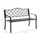 image 5 of Outsunny  Outdoor Garden Bench 2 Seater Patio Porch Loveseat Brown