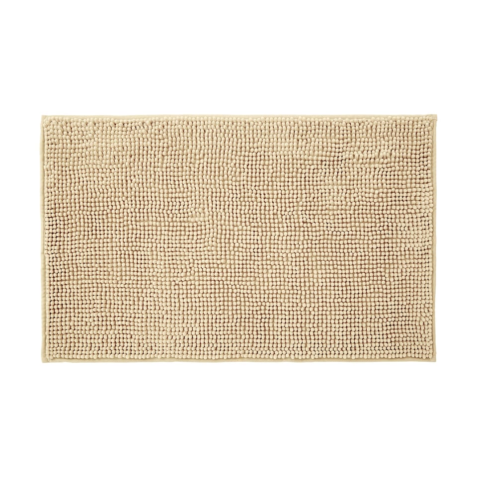 image 1 of Chenille Bobble Bath Mat Non-Slip 50 x 80cm - Sage Green