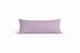 image 1 of Bolster Support Pillow Pillowcase Plain Dyed Pillow Linen Easy Care | Purple