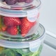 image 2 of OHS 3 Pack Plastic Food Storage Containers With Lids Lunchbox Set