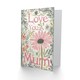 image 2 of Mothers Day Card Floral Pink Love You Wildflowers Mum Card