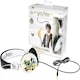image 3 of Harry Potter Hogwarts Crest Adjustable Kid's Wired Headphones | White