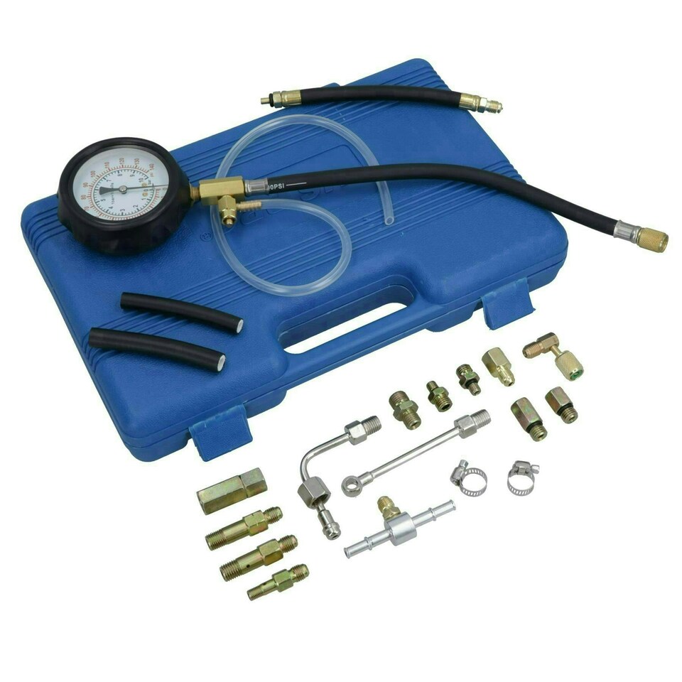 image 1 of Petrol and diesel fuel pump pressure tester / meter 0 - 145 PSI AT241