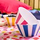 image 3 of OHS Summer Print Plastic Picnic Bowls Set of 4 Lightweight Outdoor