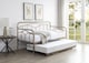 image 3 of Axton Single 3ft Day Bed Antique Bronze Metal Bed Frame | Bronze | Hand painted antique bronze finish | Single
