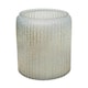 image 1 of Verre Frosted Ribbed Planter - Glass - L15 x W15 x H14 cm - Gold Clear