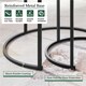 image 5 of Yaheetech Round Nesting End Table Set with Metal Base Grey
