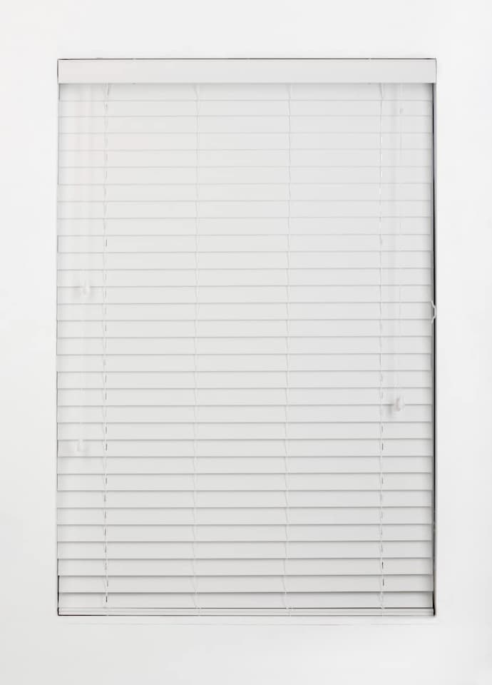 image 1 of Faux Wood Venetian Blind with String (W)190cm x (L)150cm