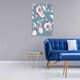 image 2 of Spring flowers and leaves (Canvas Print) 102cm x 102cm