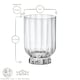 image 3 of Bormioli Rocco Florian Double Whisky Glasses - 375ml - Blue - Pack of 6 Blue