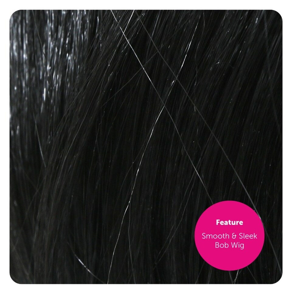 image 1 of Black Bob Wig | Black | 24