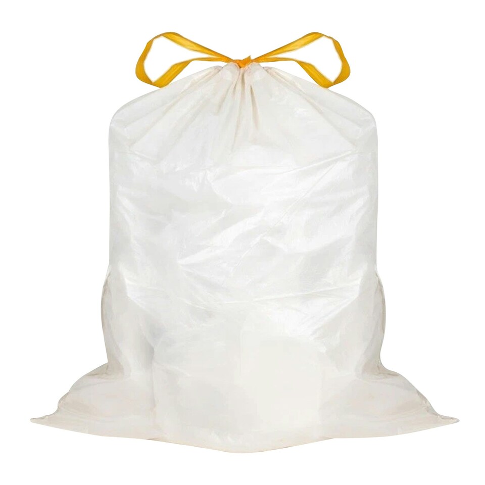 image 1 of Eco360 Extra Strong Kitchen Drawstring Bin Liners 60L 10pk - One Colour - One Size
