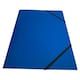 image 4 of Janrax A4 Blue Laminated Card 3 Flap Folder with Elastic Closure