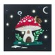 image 4 of Something Different Gnome Sweet Gnome Canvas Light Up Plaque - Black - One Size