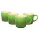 image 1 of Argon Tableware New Bone China Mugs - 330ml - Green Ombre - Pack of 4 Green