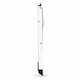 image 2 of Folding Portable 2 Step Stool Non Slip Tread Safety Steel Stepladder | White