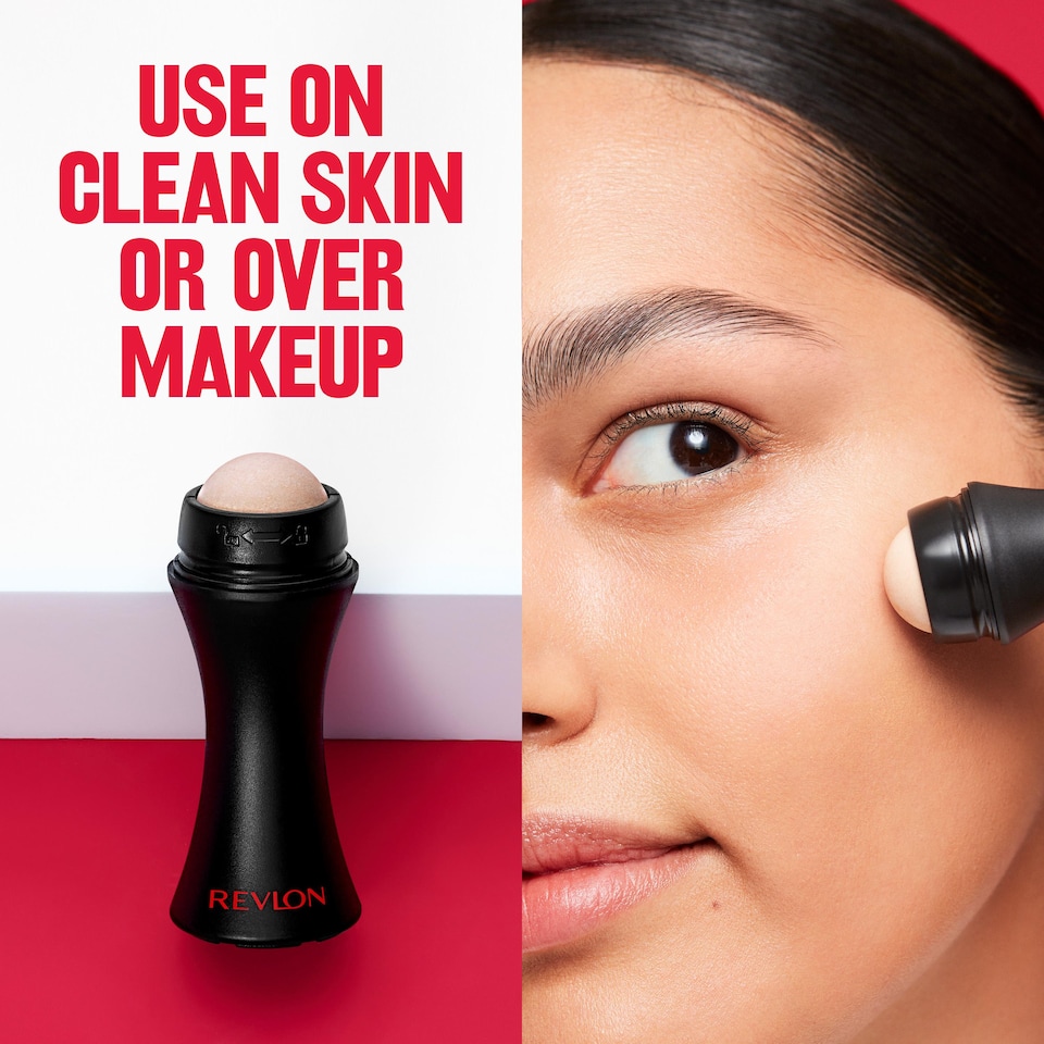 image 1 of Revlon Shine Control Essentials Set Oil Absorbing Volcanic Roller & Pressed Powder
