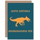 image 1 of Grandadsaurus Rex Old Dinosaur Grandad Birthday Greeting Card