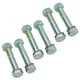 image 1 of M16 (16mm) x 90mm High Tensile Tow Bar Ball Fixing Bolts Washers + Nuts 6 Pack