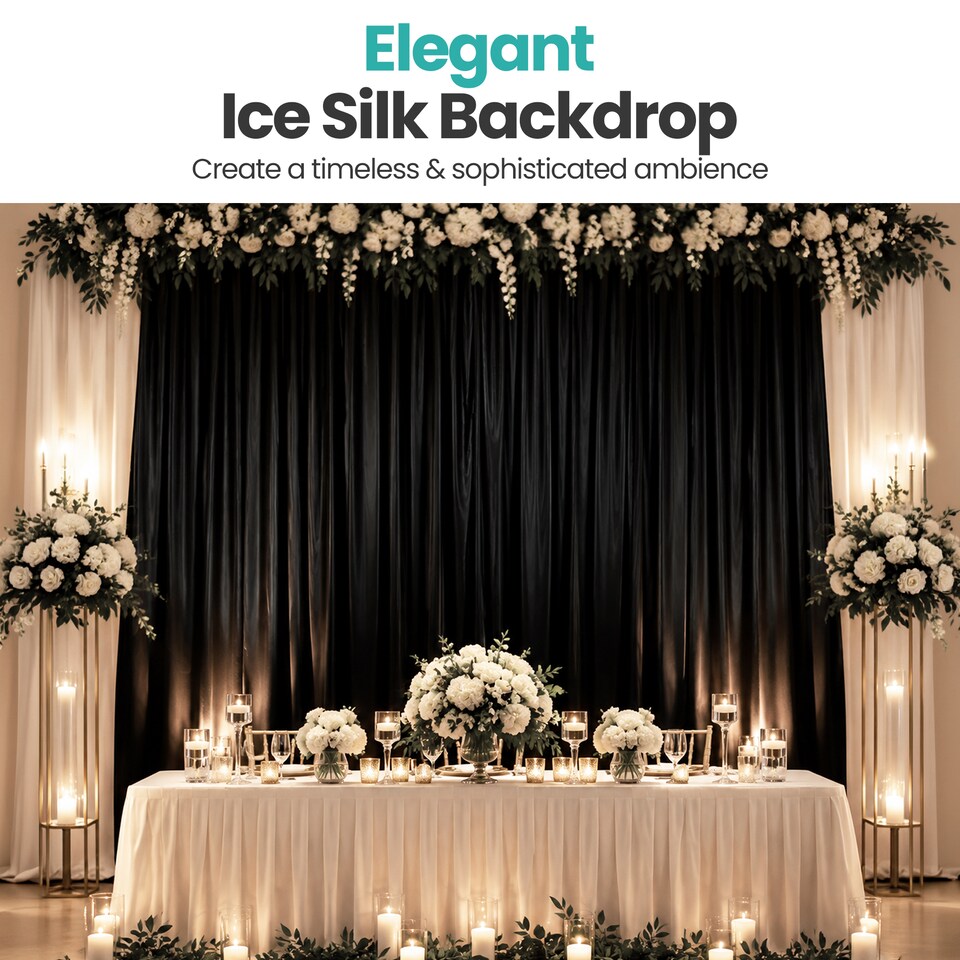 image 1 of 4x4m Spandex Backdrop Photography Background Drapes with Rod Pocket