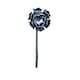 image 2 of Rose Plant Pin 4Ft (Bare Metal/Natural Rust) (Pack of 3) - Steel - H121.9 cm