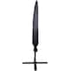 image 7 of 3m Waterproof Cover for Hanging Banana Cantilever Garden Parasol in Black | Black | Black