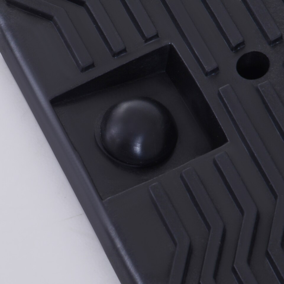 image 1 of DURHAND 2 Pieces Car Ramps Heavy Duty 2.5 Ton Motorhome Levelling Ramps, Plastic Garage Workshop Car Lift, Portable Automotive Vehicle Campervan Car Ramp, Black