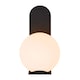 image 2 of Nordlux Dalius Outdoor Wall Light Black Plastic Solar E27 Sensor Ceiling or Wall Mounting - Mains Powered, IP44 | Black | Black