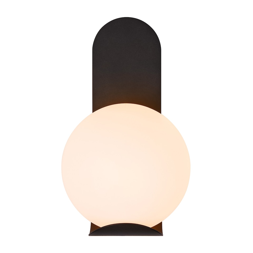image 1 of Nordlux Dalius Outdoor Wall Light Black Plastic Solar E27 Sensor Ceiling or Wall Mounting - Mains Powered, IP44 | Black | Black