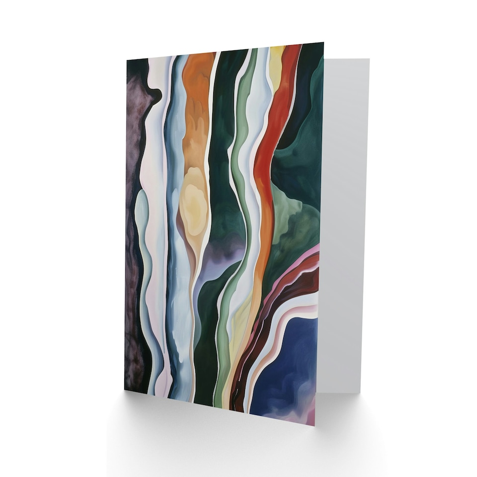 image 1 of Soft Abstract Watercolour Art Just to Say Card