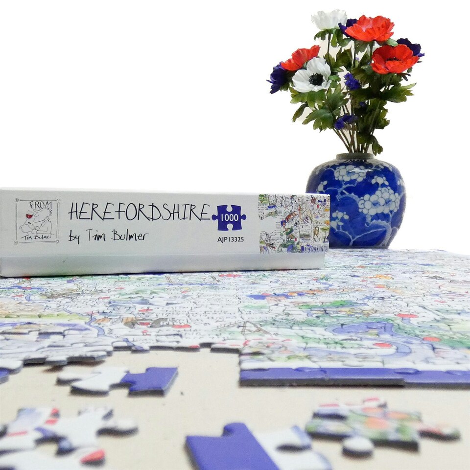 image 1 of Herefordshire - Tim Bulmer 1000 Piece Jigsaw Puzzle