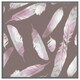 image 4 of Imprints bird feathers (Picutre Frame) Brown | Oak | S