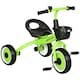 image 1 of AIYAPLAY Baby Trike, Toddler Tricycle with Adjustable Seat, Basket, Bell, Kids Tricycle for 2-5 Years Old, Green