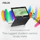 image 3 of ASUS Chromebook CZ11 Flip MediaTek Kompanio 520 4GB 64GB eMMC 11.6-Inch Touch Laptop