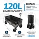 image 8 of House of Home 120L Foldable Utility Trolley Garden Home Camping Festivals Collapsible Cart, Carry Bag