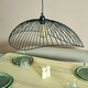 image 3 of ValueLights Wavy Wire Design Easy Fit Ceiling Pendant Light Shade In Black Metal Finish
