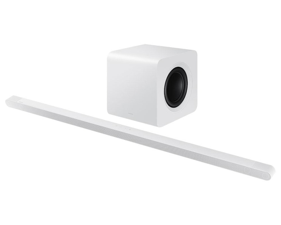 image 1 of Samsung HW-S801D Ultra Slim 3.1.2ch Lifestyle Soundbar with Subwoofer - White