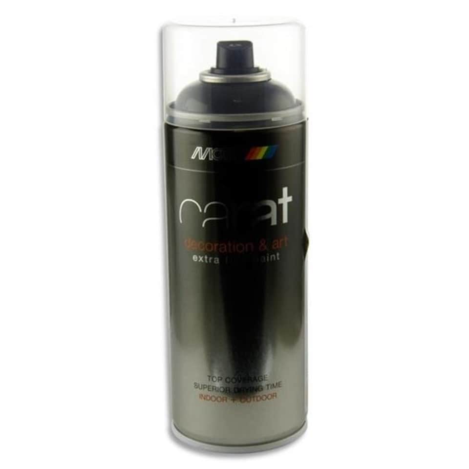 400ml Can Art Jet Black Spray Paint by Carat