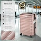 image 2 of Suitcase Set Mila - 4 hard-shell suitcases, including luggage scales and tags | Gold | rose gold | 1
