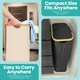 image 5 of 100L Foldable Laundry Hamper with Lid, Collapsible Clothes Basket