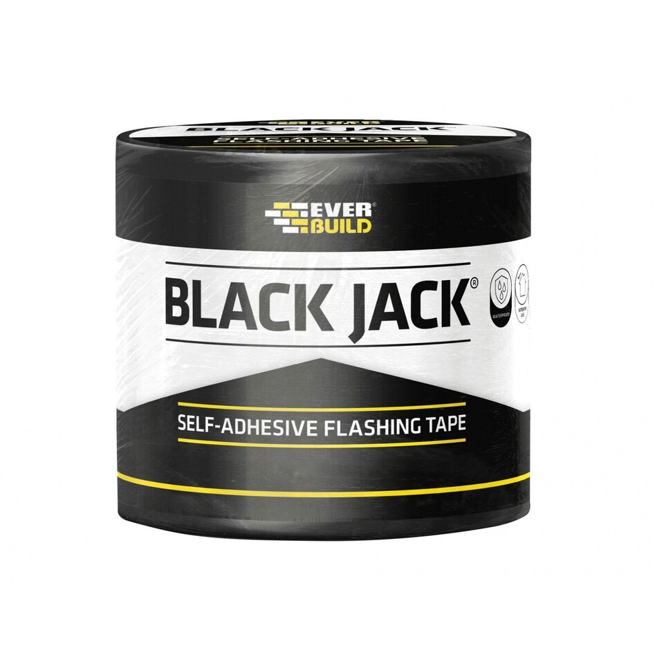 Everbuild Sika Black Jack Flashing Tape, Diy - Multi Colour - 150mm x 3m