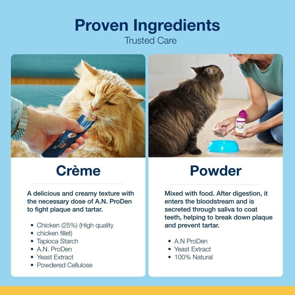 image 1 of ProDen PlaqueOff Crème for Cats - 6 Chicken Flavour Pouches
