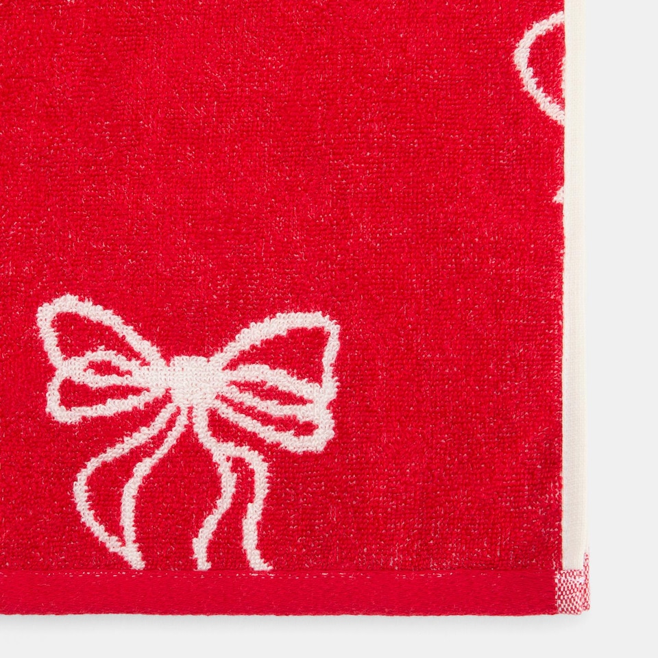 image 1 of OHS Bows 100% Premium Cotton Bath Towel Hotel Quality Soft Absorbent