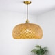 image 1 of CGC Bronte Bamboo Lampshade - Handmade Easy-Fit, 38 cm