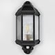 image 7 of Traditional PIR Sensor Outdoor Wall Light with Matt Black Metal Die-Cast Frame | Black