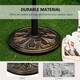 image 4 of Outsunny 13KG Round Parasol Base Heavy Duty Cement Stand Umbrella Holder Bronze